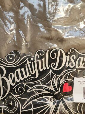Beautiful Disaster T Shirt  	 Doubt Me, I Dare You! Tee  1 XLC